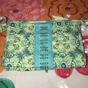 Lemon Hill Floral cosmetic bag
